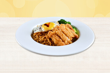 local cook live fresh catfish seafood fish chicken pork meat with spicy red dry chili curry sauce and vegetable rice asian Chinese banquet halal seafood steamboat cafe restaurant menu set combo crop