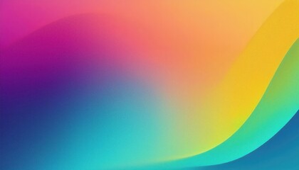 Colourful 80s, 90s style background banner with a noisy gradient texture