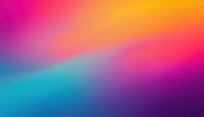 Obraz premium Colourful 80s, 90s style background banner with a noisy gradient texture