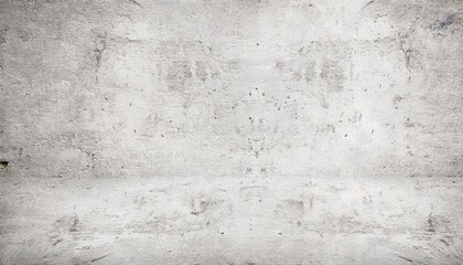 Obraz premium White background on cement floor texture - concrete texture - old vintage grunge texture