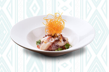 local cook live fresh catfish seafood fish chicken pork meat with spicy red dry chili curry sauce and vegetable rice asian Chinese banquet halal seafood steamboat cafe restaurant menu set combo crop