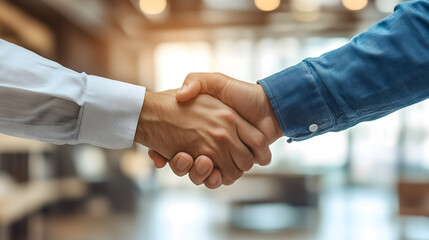 Handshake Between Business Partners

