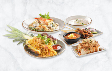 local cook live fresh catfish seafood fish chicken pork meat with spicy red dry chili curry sauce and vegetable rice asian Chinese banquet halal seafood steamboat cafe restaurant menu set combo crop