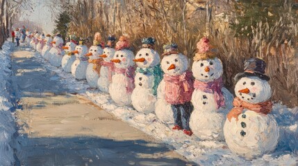 Snowman Parade, Snowmen