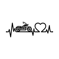 Choppers Motorcycle Heartbeat