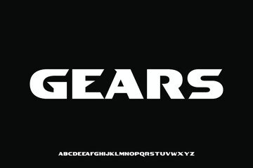 Display alphabet font vector design suitable for headline, poster, logo, magazine and many more