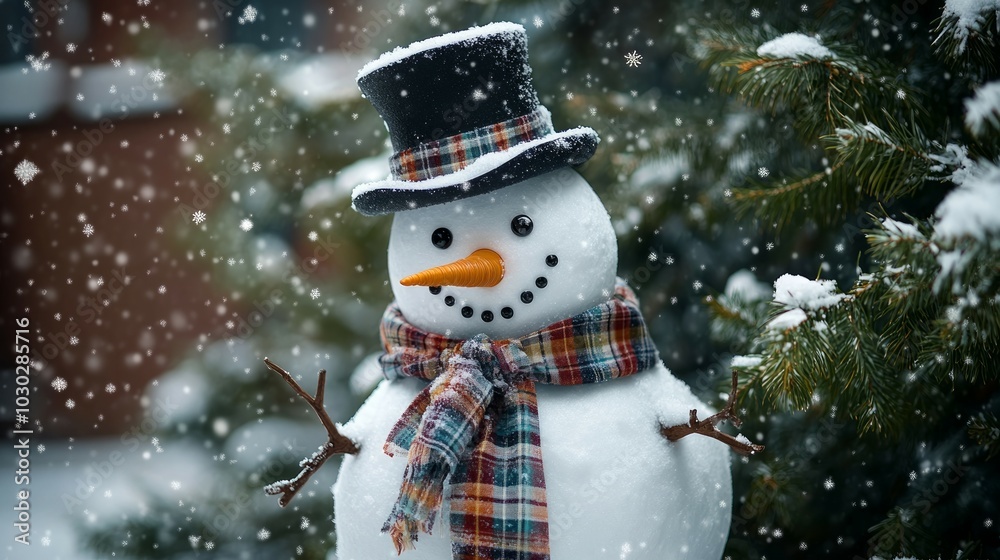 Canvas Prints Dressed to Impress, Snowmen