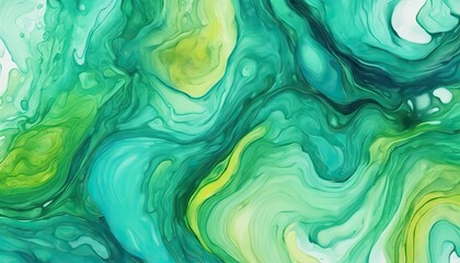 Abstract Aquatic Oasis