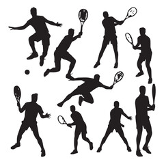 Tennis Player Serving Ball - Male