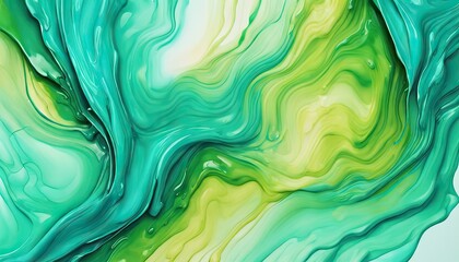 Obraz premium Abstract Aquatic Oasis