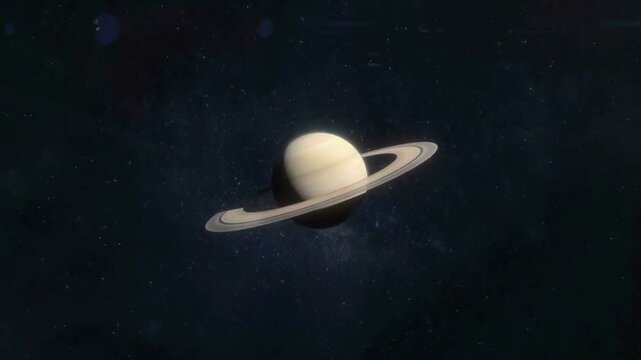 This captivating video of Saturn, featuring its stunning rings against a backdrop of twinkling stars, is perfect for projects related to astronomy, space exploration, and wonders of our solar system.