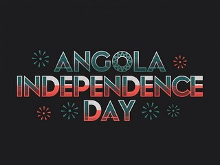Angolan Independence Day Celebration Graphic Design