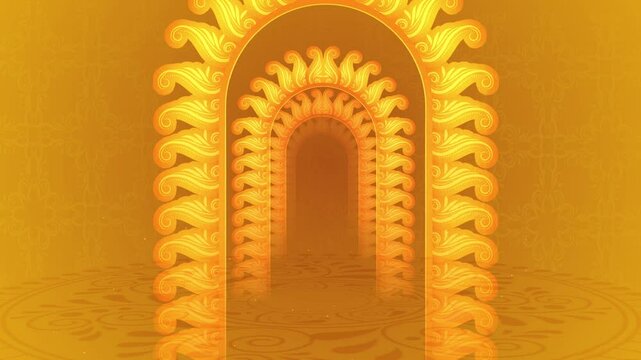 Durga puja Festival graphic background Devotional motion graphics background Indian Festival Background	