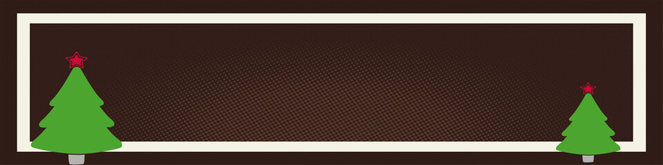 Fototapeta premium Panorama background Template for holiday festive Christmas new year party celebration online web online Ads