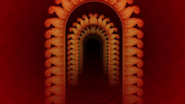 Durga puja Festival graphic background Devotional motion graphics background Indian Festival Background	