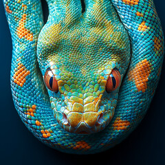 Fototapeta premium close up of a snake