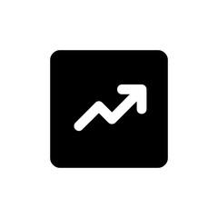 Growth Arrow Icon - Upward Trend Symbol
