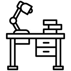 Desk Lamp Icon