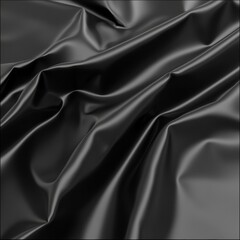 Obraz premium Black Satin Drape