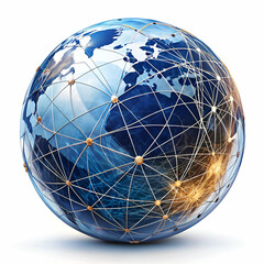 Vibrant purple and blue neon portal with a geometric design, perfect for sci-fi art and digital visual effects.white background