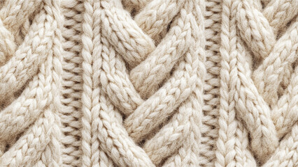 Seamless Knitted Ribbed Design Creating an Elegant, Abstract Texture