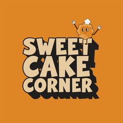 Elegant Bakery Logo - Sweet Cake Corner