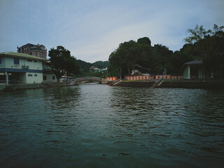 houses on the river
