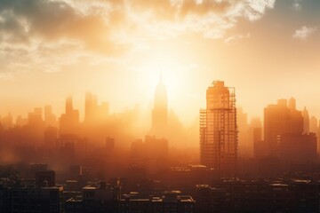 Fototapeta premium Cityscape building architecture outdoors.