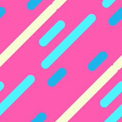 Retro-inspired striped pattern with bold lines and colourful design. Ideal for modern textile prints, wallpaper, or abstract vector backgrounds.