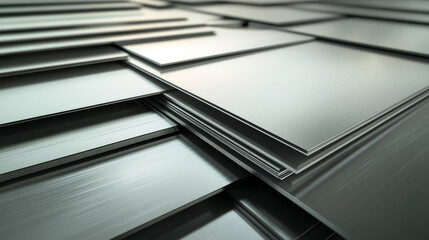 Obraz premium 3D rendered image showcasing sheet metal design using CAD software.