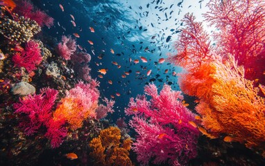 Vibrant Coral Reefs: A Spectacle of Marine Life