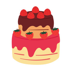 Cute cartoon illustration