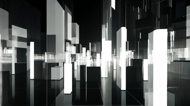 black and white abstract architecture background