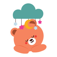 Cute cartoon illustration