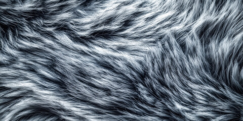 Obraz premium close up of grey fur texture for background and design