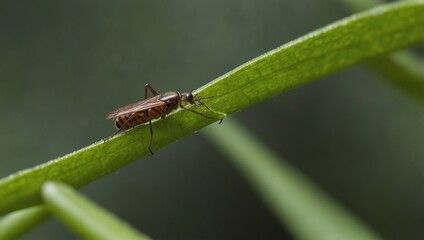 Naklejka premium dragonfly on a leaf