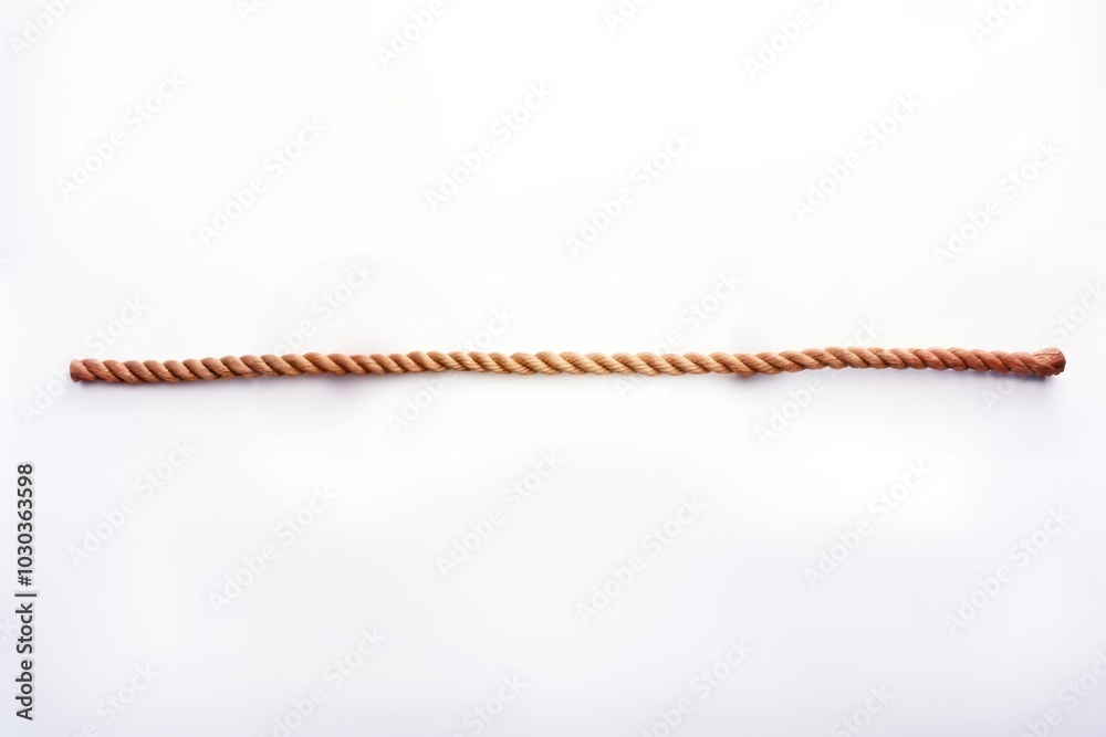 Sticker A long rope white background durability strength.