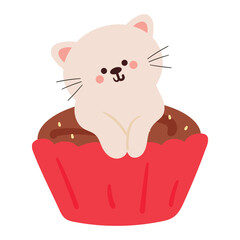 Cute cartoon illustration