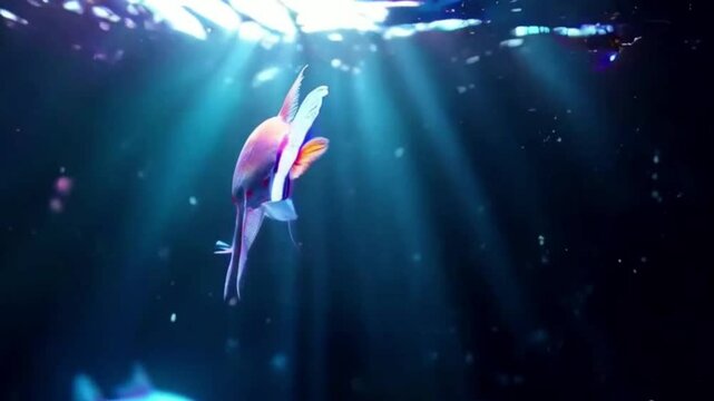Fish swimming in the water