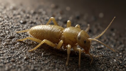 cockroach on the wall