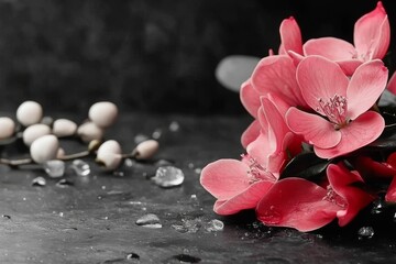 Easter illustration with painted eggs and bunnies. Spring Easter holiday. Eggs with Stunningly Detailed Floral Patterns.