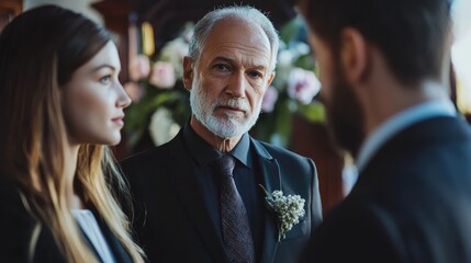 Compassionate Guidance at a Funeral Service