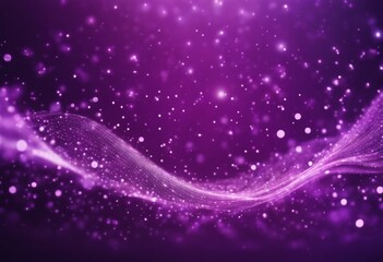 Fototapeta premium Purple highlights and lines on a dark background. Glitter, lights, flashes. Holiday background, congratulations, abstraction