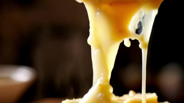 pulled melted cheese