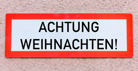 Hinweis Schild Warnung