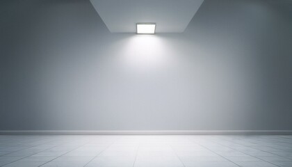 Minimalistic concrete coworking office interior