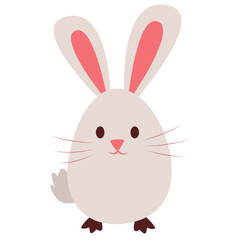 Easter rabbit in the form of an egg