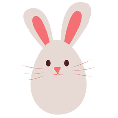 Easter rabbit in the form of an egg