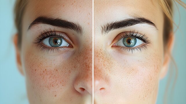 Visual post featuring a patient's nose before and after surgery, focusing on the functional benefits of improved nasal airflow and the cosmetic enhancement of the nose