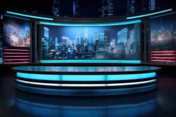 News screen city architecture.  Image by rawpixel.